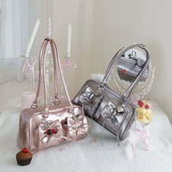 [AVAILABLE] Cargo 8angles Margarita Shoulder Bag with Random Charm in 11inch Shiny Leather