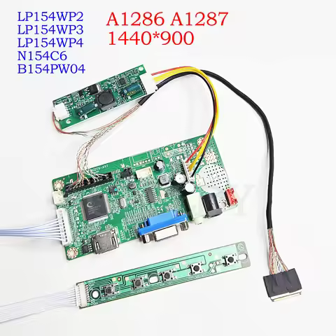 LCD Controller Board For LTN154BT08 LP154WP4-TLA1 N154C6-L04 LP154WP3 1440x900 LVDS 40P LED Screen H
