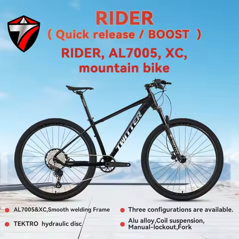 TWITTER 2026 New 30S Rider Mountain Bike Adult off-road MTB M6100-12S hydraulic disc Brake RS24S Bic