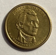 Koin Amerika 1 Dollar Presiden James Monroe Tahun 1817-1825 Dollar USA United States Of America Kole