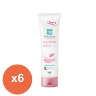 日本獅王植物物語洗面乳130g-清爽明亮*6條