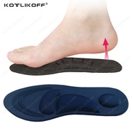 4D Memory Foam Shoes Insole Plantar Fasciitis Insole Insole For Sneakers Insole Sports Cushioning In