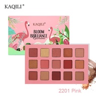 CLEANRANCE - EXPIRED ON 10th August 2023 - KAQILI pigmented make up eye shadow 15 Colours palette