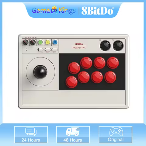 8BitDo Arcade Stick Support For Nintendo Switch/Windows7/8/9/10/11/PC/Steam Arcade Bluetooth 2.4G US