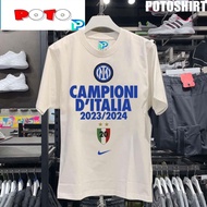 KAOS UFFICIAL SCUDETO INTER MILAN 2024 KAOS INTER 2BINTANG/KAOS PERAYAAN JUARA INTER MILAN