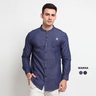 Zamuel NAVY |Manneedme x CW| Koko Shirt For Men Long Sleeve Muslim Dress For Men ORIGINAL