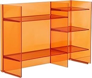 Kartell SFNT-K9910-AT Sound Rack, Orange, W75.5/D26/H53cm
