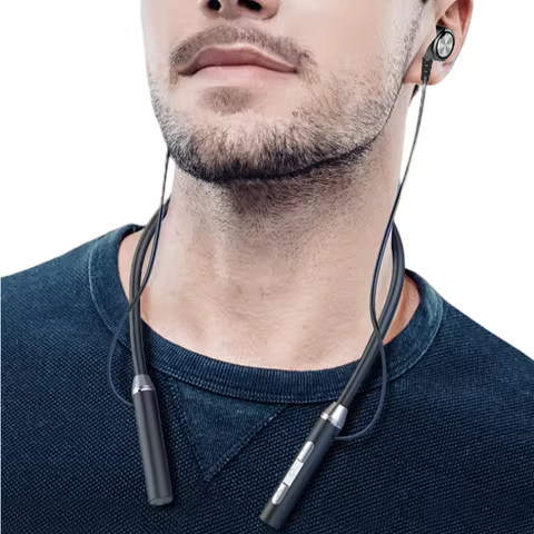 Neckband Bluetooth Earphones Long Battery Life Sports Wireless Headsets for Running Gym Fitness Acti