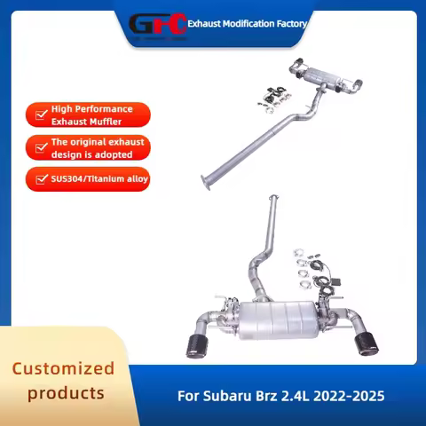 GFC Catback Valvetronic Exhaust Pipe for Subaru Brz 2.4L 2022-202 High-Performance Stainless Steel V