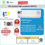 ACSON R32 Inverter Air-conditioner VIENTO inverter 1.0-2.5hp 3_4 Star [Free Shipping (Penang)]