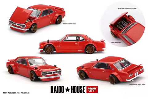KaidoHouse x MINIGT 1:64 KPGC10 Alloy Car Model 175#