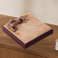 [tenlzsp0bc] 1/64 Scale Wilderness Desert Diorama Sand Table Simulation Model Car Figure