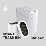Townew Smart Bin T3 / Refill Rings 13L, Auto Seal, Infrared Sensor, IPX3 Waterproof, 50-Day Bat.