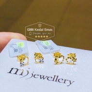 375 SUBANG LOVE 375GOLD EARRINGS S147