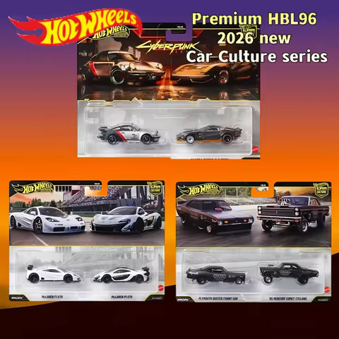 Original Hot Wheels Premium HBL96 2026 new Car Culture series 1/64 Porsche 930 Real Riders Model Die