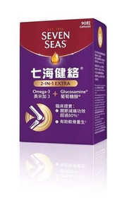 七海健絡  2合1強新膠囊 90粒裝 增量升級 -8710 平行進口