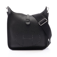 【二手】愛馬仕 HERMES Evelyne 3 Trois PM 黑色肩背包 其他 Evelyne 3PM 黑色 女士二手 A