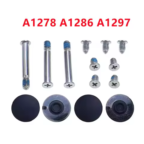 Bottom Case Rubber Feet With Screws For Macbook Pro 13" 15" 17" A1278 A1286 A1297 2008 2009 2010 201