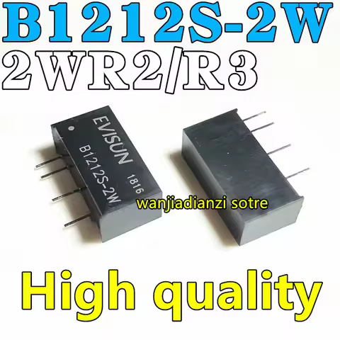 10PCS DC-DC Isolation switch power supply module 12Vturn12V B1212S-2W 2WR2 2WR3 DC - DC 1212S-2WR2 1