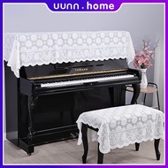 Lace Piano Dust Cover Luxury Piano Cover, Piano Cover Upright Top Cover Chair Cover Suit White Electronic Piano Cover Elegant Lace Dustproof Cover Table cloth