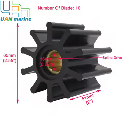 3588475 Sea Water Cooling Pump Impeller Kit For Volvo Penta 3588475 3584062 CEF 500114 JMP 7426-01 Y