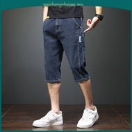 Men's Jeans seluar pendek lelaki tiga 3 suku pants men denim shorts