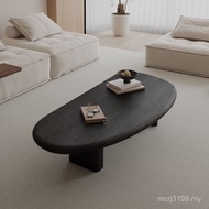 Silent Style Retro Distressed Solid Wood Coffee Table Medieval Style Living Room Log Tea Table Creat