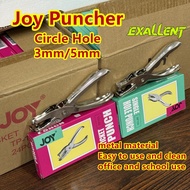 One Hole Hang Tag Puncher 3mm/5mm Ticket Puncher Circle Metal Fastener Hole Puncher Quality JOY