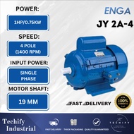 1HP (0.75KW) 4 POLE ENGA JY Motor Single Phase Motor JY B3 Foot Mounting Motor Electric Motor Indust