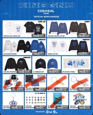 6月7 King Gnu Central 台北場 周邊 代購  cap帽 毛巾 頭巾 袋 吊飾 貼紙 T恤 Pins 襟章 sobad Tee merchandise キングヌー 請閱內文 