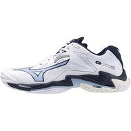 Mizuno volleyball shoes Wave Lightning Z8 indoor club activities wide lightweight white navy sax 24.