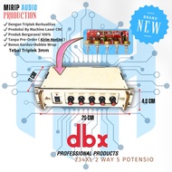 Miniature Box Crossover DBX 2 Way 4 & 5 Potentiometers Amplifier