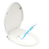 TRENY Heavy Duty Bidet Toilet Seat Non Electric Bidet Seat Cover O V Shape Bidet Sprayer