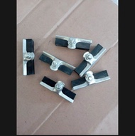 1 set depan blakang 4 biji karet rem jengki/bmx/phonik .Kampas rem untuk semua jenis sepeda ontel.ha