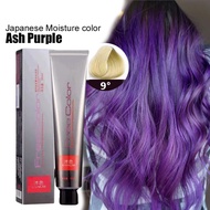 Japan Professional Hair Color 9/182 Ash Purple Hair Dye Color Cream 90ML