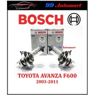 2 PC Bosch Toyota Avanza F600 BOSCH Headlamp HeadLight Light Bulb year 2003 2004 2005 2006 2007 2008 2009 2010 2011