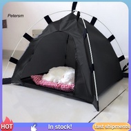 PP   Portable Pet Tent Solid Color Waterproof Oxford Cloth Foldable Dog Outdoor Indoor Nest House Pet Supplies