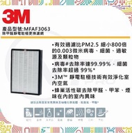 3M™ 除甲醛靜電駐極更換濾網 MFAF306-3 (適用於 KJ306-GD)