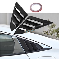 Side Vent Window Louvers Car Rear Quarter Spoiler ABS Sun Shade Panel Fit For Honda Civic 10th FC Sedan &amp; Sport Hatc