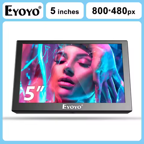 EYOYO Industrial LED Screen 5/7/8" Mini HDMI Monitor For Car Rear View With VGA USB AV Port Built-in
