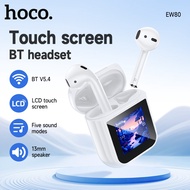 HOCO EW80 TWS True Wireless Headset Bluetooth Earphone BT5.4 LED Intelligent Touch Screen Bluetooth 
