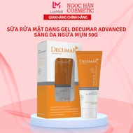 Sữa rửa mặt dạng Gel Decumar Advanced sáng da ngừa mụn 50g - ngochancosmetics