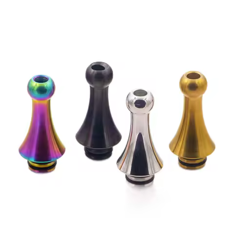 Metal Nozzle Drips Stainless Steel MTL Short Skirts Style Cofffee 510 Screw Joint Dripper