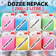 DOZEE 2KG REPACK SABUN PENCUCI PAKAIAN LAUNDRY | DOZEE DETERGENT LIQUID | ORIGINAL DARI HQ