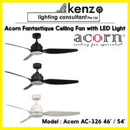 Acorn Fantastique AC-326 [ 46' / 54' ] Ceiling Fan With LED Light