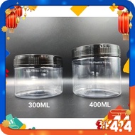 300ML & 400ML BALANG KUIH TUTUP HITAM/BALANG KUEH/BALANG RAYA/CANISTER JAR/CHOCO JAR/BALANG TUTUP HI