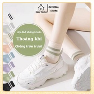 COZY COZY Women's High Collar 2-Stripes Socks