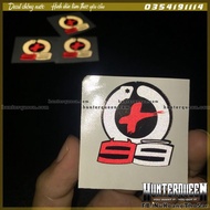 Combo of 4 reflective Lorenzo 99 sticker logos [3x4cm]. High quality waterproof Decal, DCTXPD helmet