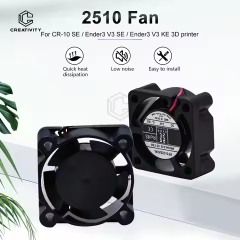 Creality Ender3 V3 SE Mini 2510 Axial Fan for CR-10 SE 2510 Cooling Fan 24V 13000±15%_L45_1.25 for C