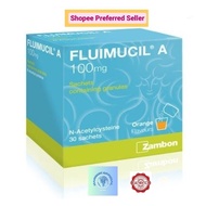 FLUIMUCIL A 100MG SACHET 30S - CLEARS PHLEGM